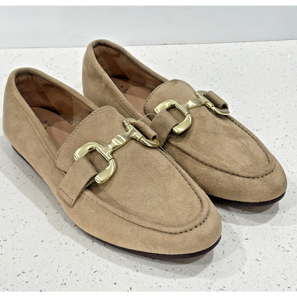 Laurel Loafer Shoes Beige Comfortable Memory Foam Sz 7.5 NWT A New Day - Picture 3 of 9